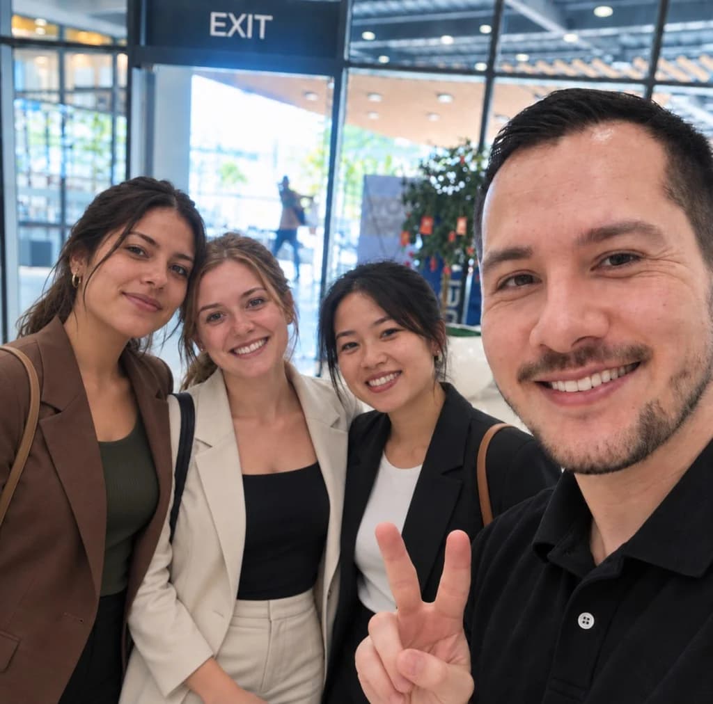 The Barklen team together